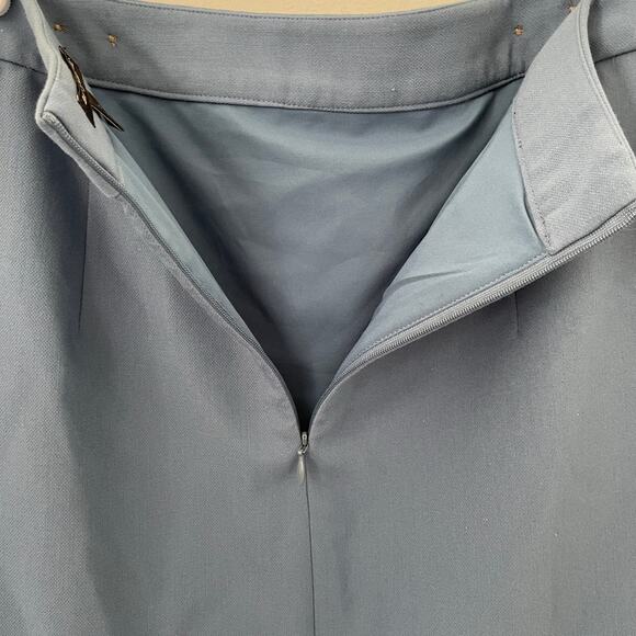 Banana Republic Factory Pencil Skirt Womens size 6 Blue Preppy Career Work Basic - Picture 5 of 7